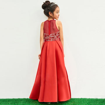 Red Mother Daughter Matching Formal Dress GFGD486