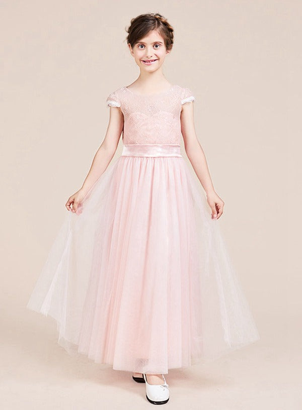 Pink Girl Party Dress Age 6-10 GACH057