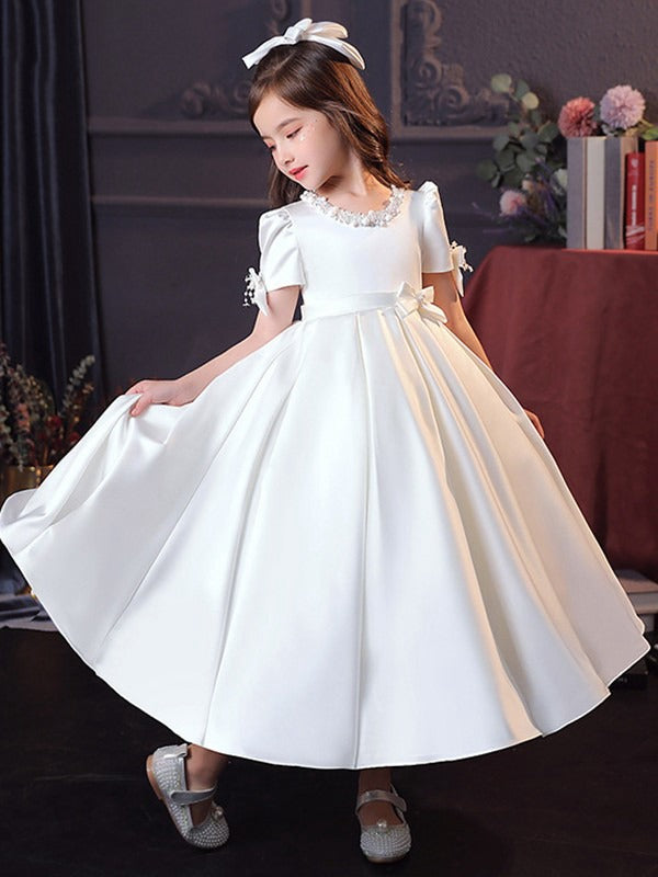 Satin First Communion Gown GACH201