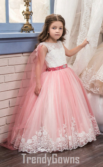 Cute Tulle Kiddie Party Gown GCHK154