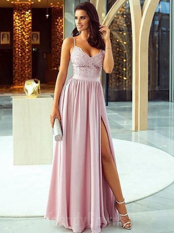 Champagne Straps Junior Prom Dress GTEEN083